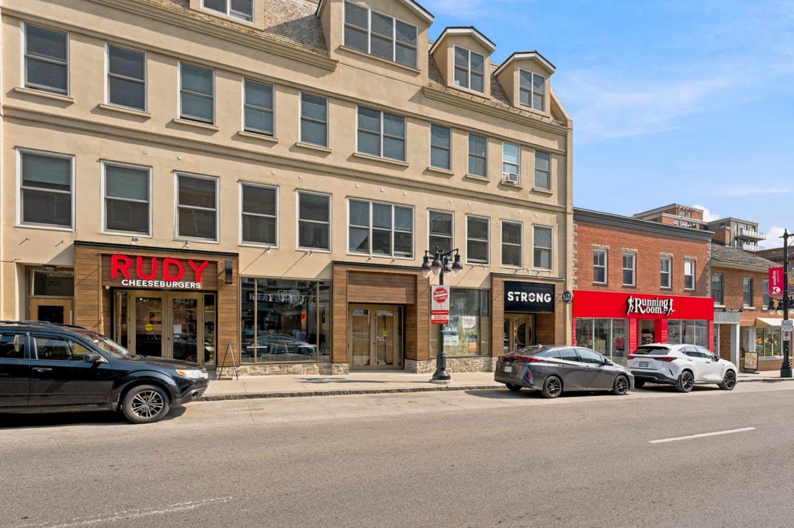 Storefronts for rent on Princess Street, Kingston